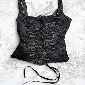 Cache Women's Black Corset